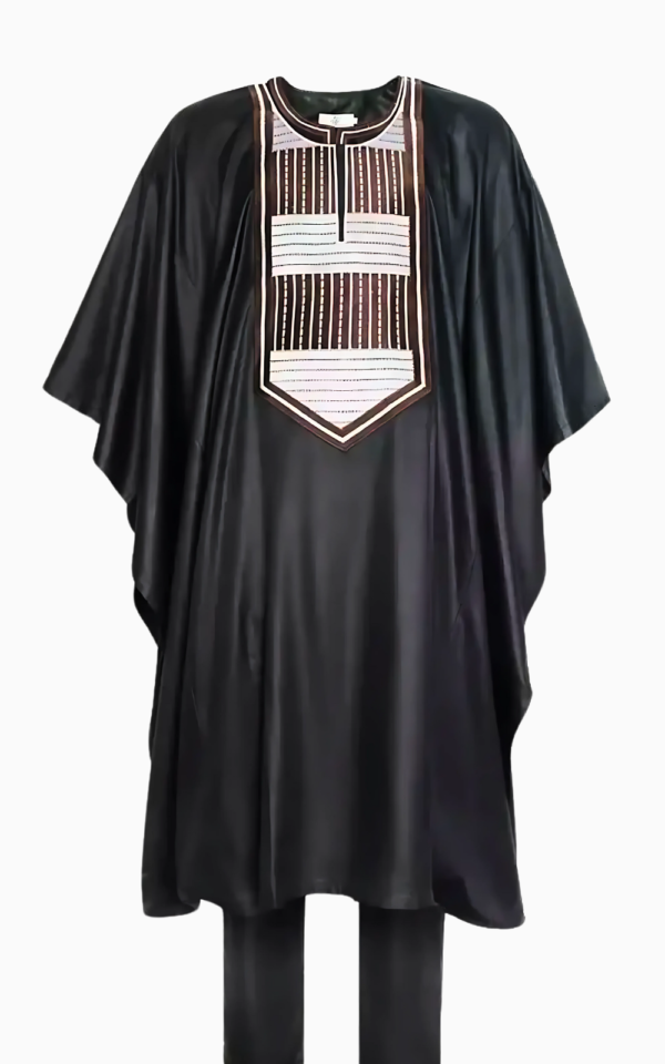 boubou-homme-3-pieces-1 Boubou Africain Homme 3 pièces pour une tenue élégante