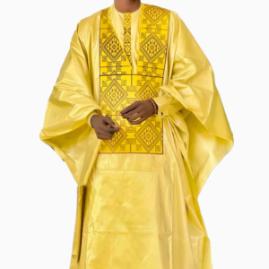 Boubou Sénégalais 3 pièces pour homme élégant et traditionnel