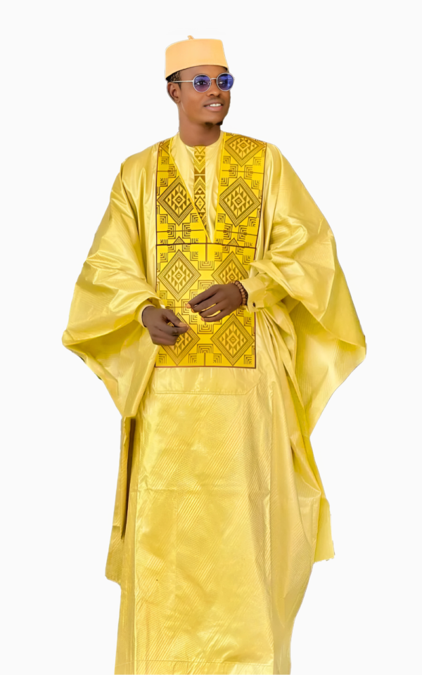 boubou-homme-senegalais-3-pieces-1 Boubou Sénégalais 3 pièces pour homme élégant et traditionnel