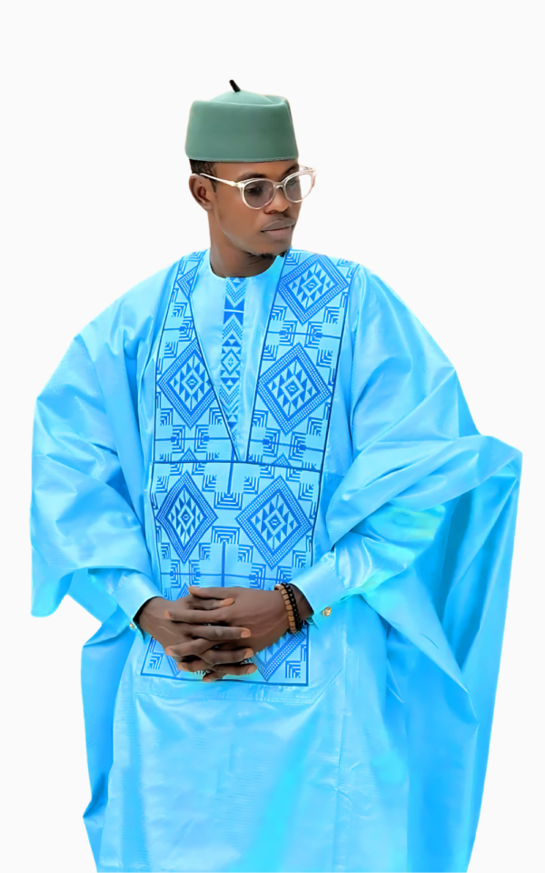 Ensemble Boubou homme, mode sénégalaise, couleur variée