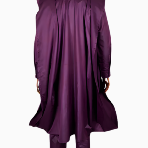Boubou africain pour homme, couleur violet élégant