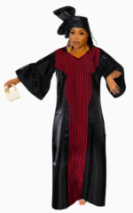Vêtement élégant Boubou africain pour femme, pièce unique