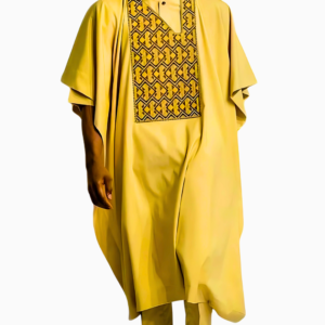 Boubou jaune pour homme