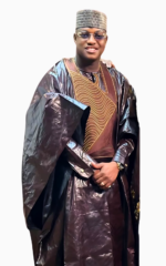 Boubou marron homme