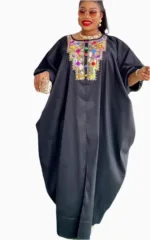 Robe en tissu africain, motif unique et tendance