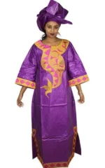 Boubou élégant, pièce maîtresse de la mode féminine africaine