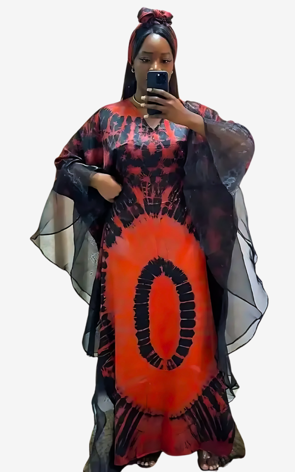 Robe africaine fluide, idéale pour l'été