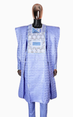 Boubou Sénégalais pour homme en tissu traditionnel africain