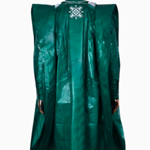 Boubou vert pour homme, style sénégalais élégant