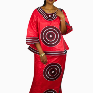 Vêtement africain pour femme, boubou coloré et stylé