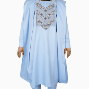 Boubou africain homme élégant et traditionnel