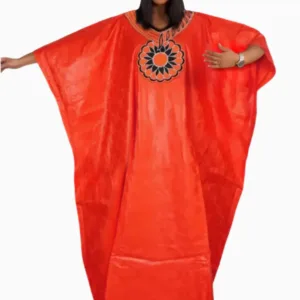 Vêtement traditionnel africain pour femme en tissu coloré