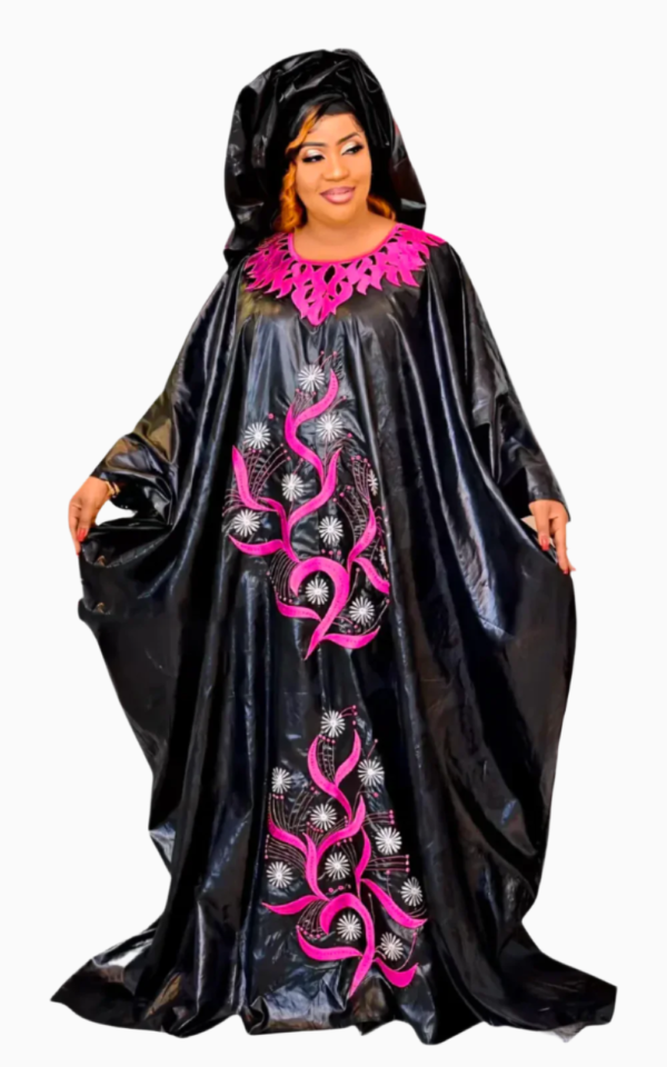 boubou-traditionnel-femme-nigeria-1 Boubou traditionnel femme Nigeria en tissu africain