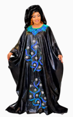 Vêtement ample et coloré, boubou femme Nigeria