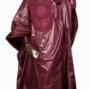 Boubou traditionnel sénégalais pour homme en tissu coloré
