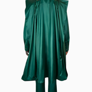 Vêtement africain vert, boubou pour homme élégant