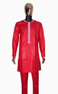 Vêtement africain pour homme, style boubou coloré et confortable