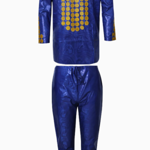 Boubou Wax Homme 2 Pièces - Vêtement traditionnel africain