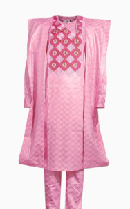 Vêtement africain pour homme, boubou wolof stylisé et coloré