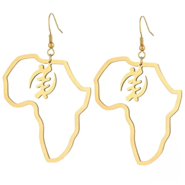 boucle-d-oreille-africaine-adinkra-1 Boucle d'oreille Adinkra à motifs africains