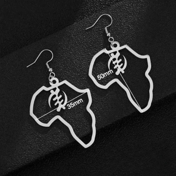 Bijou d'oreille Adinkra, expression de culture africaine