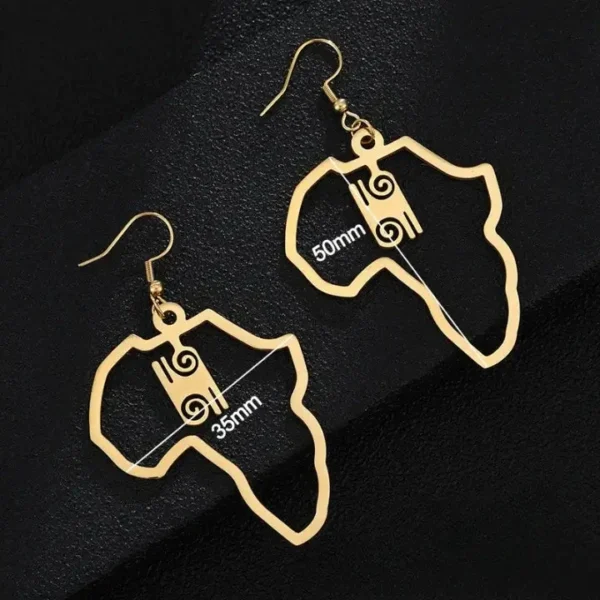 Accessoire mode africain, boucle d'oreille Adinkra