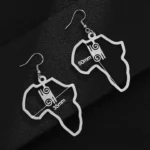 Boucle d'oreille légère au style ethnique