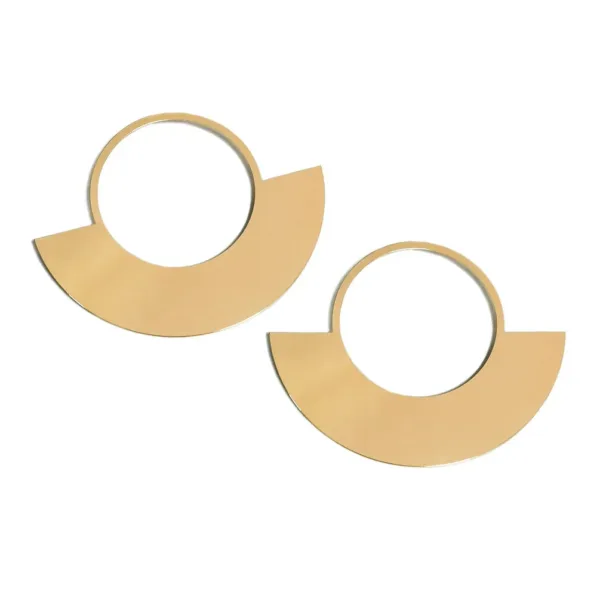 boucle-d-oreille-africaine-demi-cercle-plaque-or-1 Boucle d'oreille africaine demi-cercle en plaqué or