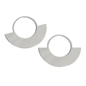 Boucles d'oreilles africaines modernes, style plaqué or