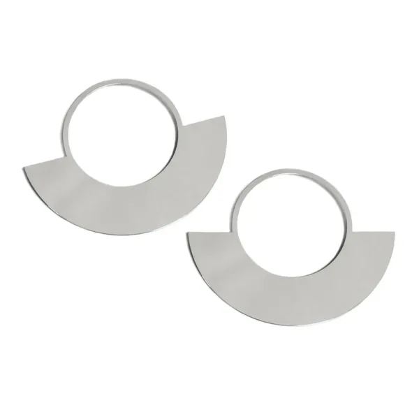 Boucles d'oreilles africaines modernes, style plaqué or