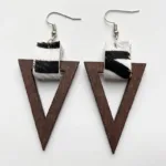 Accessoire bohème, boucle d'oreille vintage
