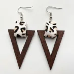 Boucle d'oreille africaine, design traditionnel