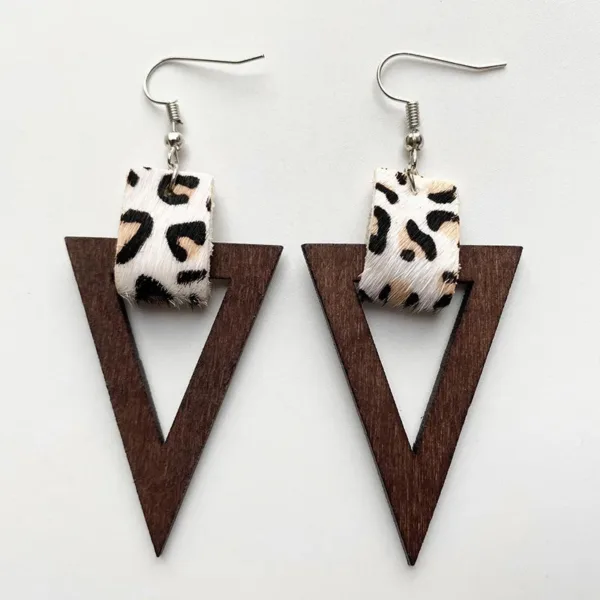 Boucle d'oreille africaine, design traditionnel