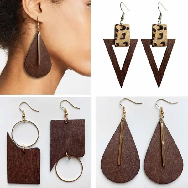 Bijoux originaux, boucle d'oreille africaine