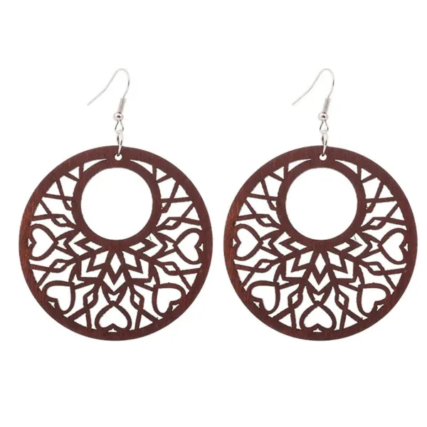 Bijoux en bois, inspiration africaine