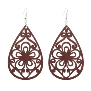 Accessoire vintage, boucle d'oreille africaine