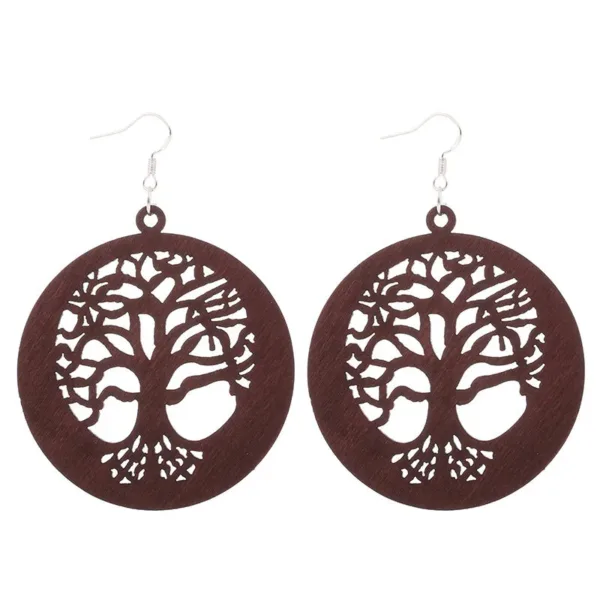Design unique de boucle d'oreille africaine