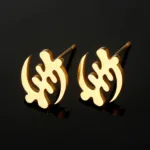 Gye Nyame : symbolique et esthétique dans des boucles d'oreilles