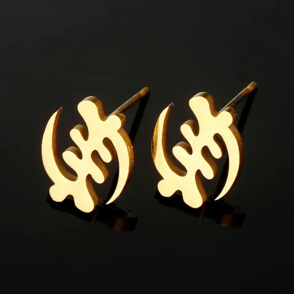 Gye Nyame : symbolique et esthétique dans des boucles d'oreilles