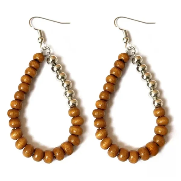 boucle-d-oreille-afrique-perle-1 Boucle d'oreille en perles inspirée de l'Afrique