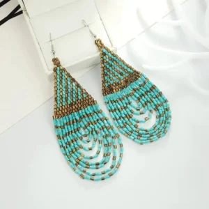 Boucles d'oreilles créoles artisanales