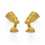 Boucle d'oreille Nefertiti en or