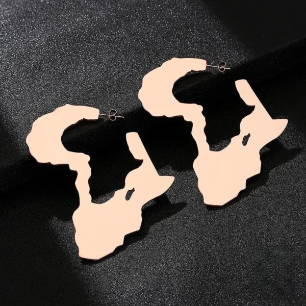 boucle-doreille-continent-africain-1 Boucle d'oreille continent africain en design élégant