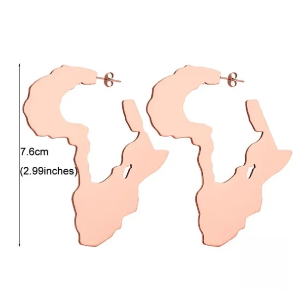 Design contemporain : boucle d'oreille d'inspiration africaine
