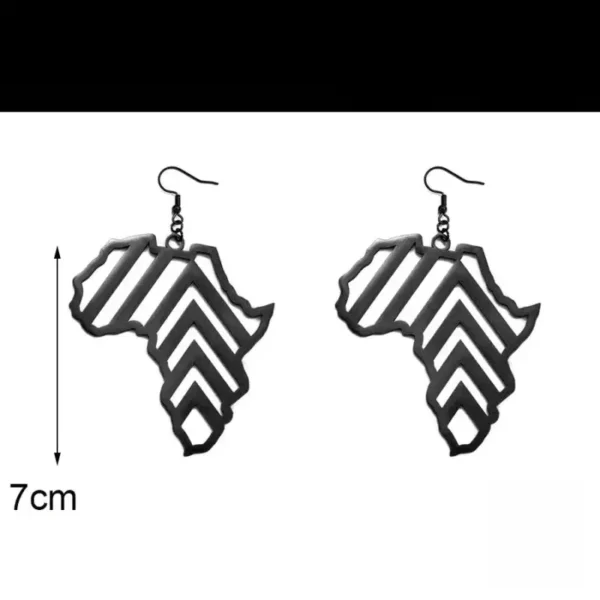 Design stylisé de boucle d'oreille ethnique
