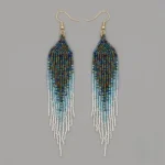 Boucle d'oreille en perles venant du Sénégal