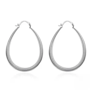 Boucle d'oreilles en argent ethnique africaine