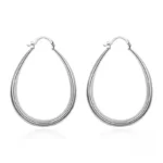 Boucle d'oreilles artisanales africaines en argent