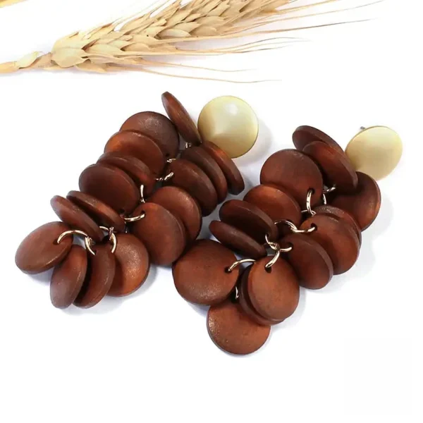 Mode africaine : boucles d'oreilles artisanales uniques