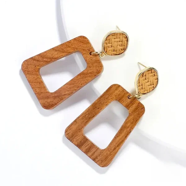 Boucles d'oreilles inspirées des motifs africains